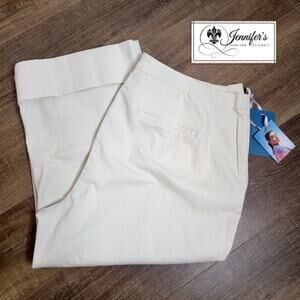 Rachel Comey for Target NWT Cream High Rise Wide Cuffed Leg Jeans Size 20W/22W